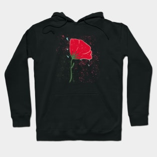 Red Rose Hoodie